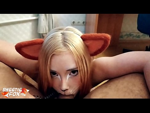 ❤️ Kitsune gbe dick ati pẹlu ni ẹnu rẹ ❤️❌  si wa ❤